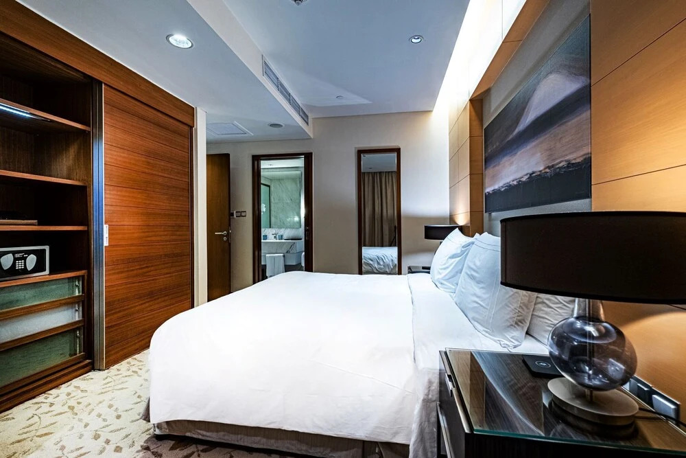 Дубай: The address dubai mall Luxury 1bed balcony