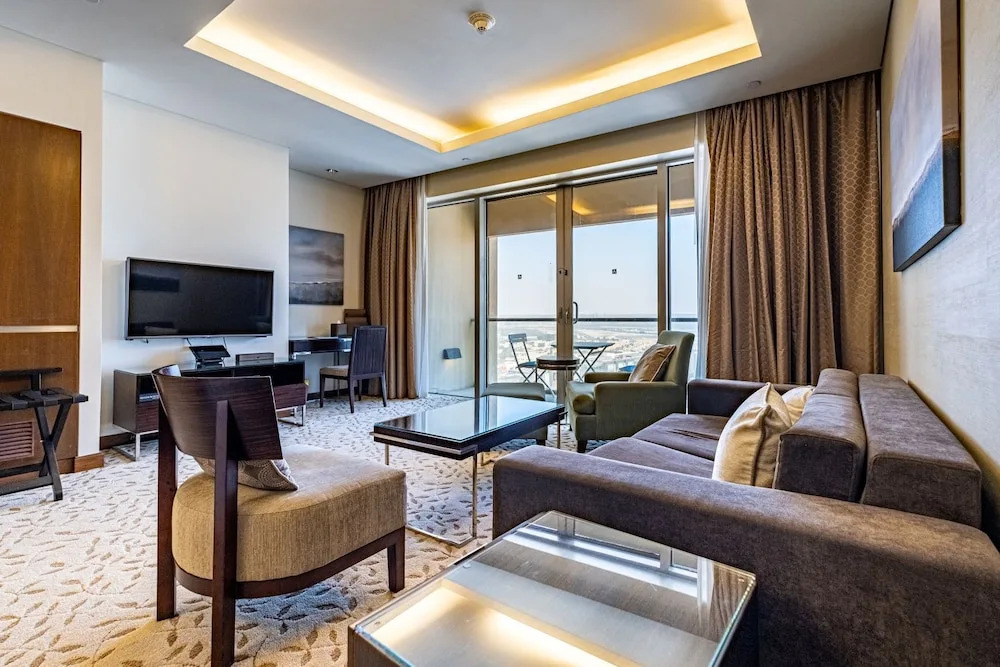 Дубай: The address dubai mall Luxury 1bed balcony