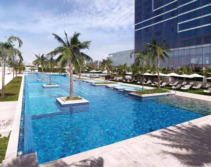 Абу-Даби: Отель Fairmont Bab Al Bahr