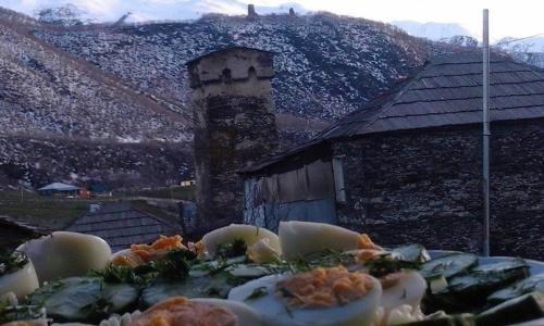 Ушгули: Guest House Qaldea