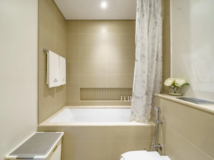 Дубай: Апартаменты Gorgeous 1 BR with Private Terrace | Marina View