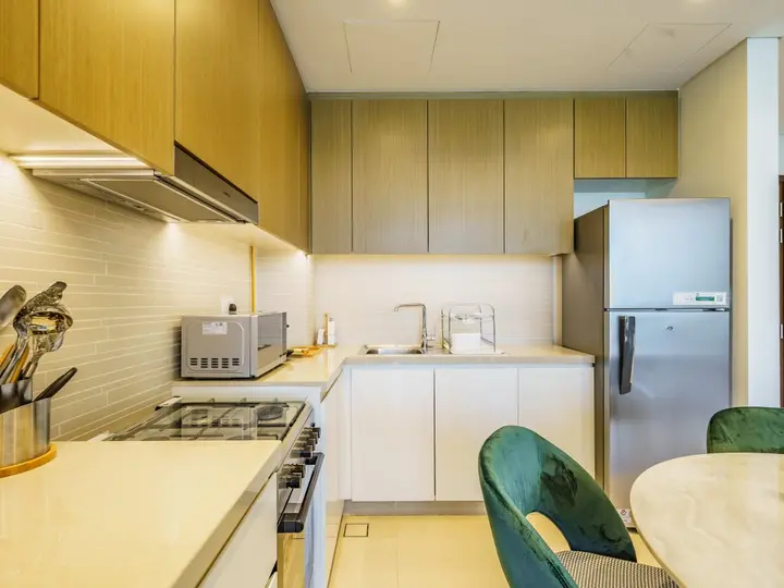 Дубай: Апартаменты Gorgeous 1 BR with Private Terrace | Marina View