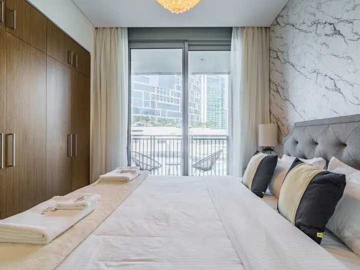 Дубай: Апартаменты Bright and Splendid 1BR with Marina View