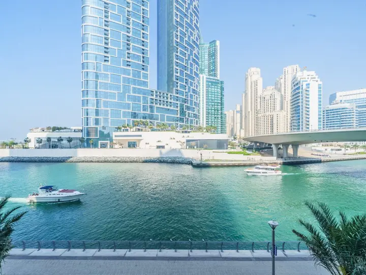 Дубай: Апартаменты Bright and Splendid 1BR with Marina View