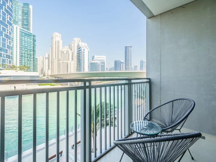 Дубай: Апартаменты Bright and Splendid 1BR with Marina View