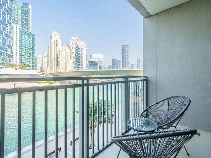 Дубай: Апартаменты Bright and Splendid 1BR with Marina View
