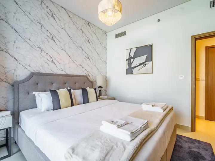 Дубай: Апартаменты Bright and Splendid 1BR with Marina View