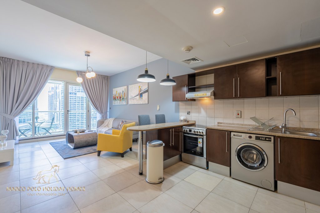 Дубай: Апартаменты Marco Polo - Wonderful Apt With Beautiful full Lake Views