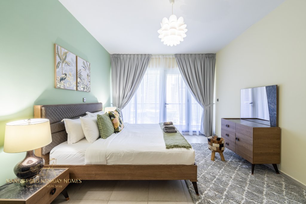 Дубай: Апартаменты Marco Polo - Wonderful Apt With Beautiful full Lake Views