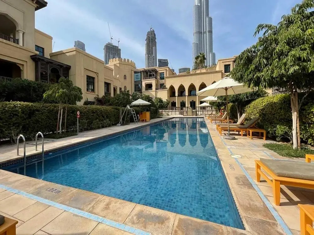 Дубай: Pvt Hot Tub w Burj Khalifa View by Bnbme