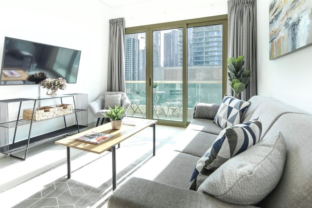 Дубай: Minutes From JBR Beach! Beautiful 1BR in Marina!
