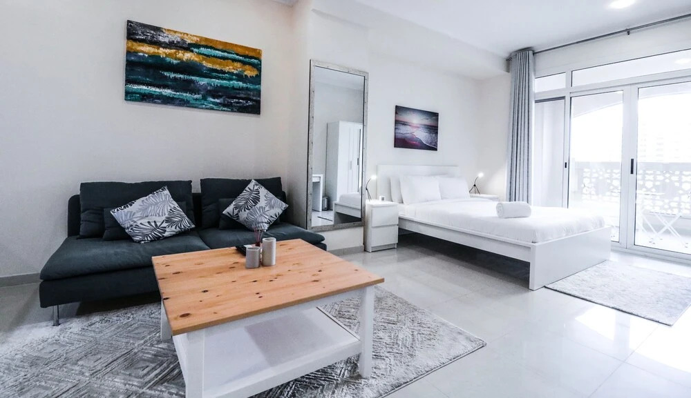 Дубай: St-Spring Oasis Tower-124 by bnbme homes