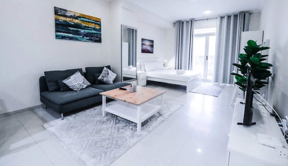 Дубай: St-Spring Oasis Tower-124 by bnbme homes