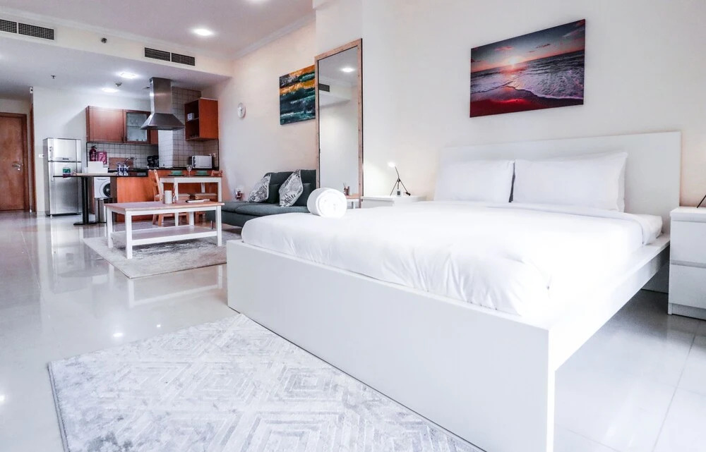 Дубай: St-Spring Oasis Tower-124 by bnbme homes