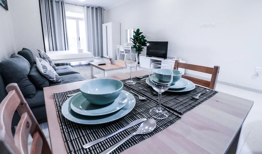 Дубай: St-Spring Oasis Tower-124 by bnbme homes