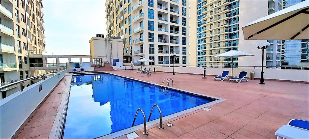 Дубай: Gorgeous 1 bedroom with balcony in Dubai Marina