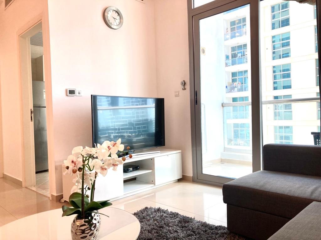 Дубай: Gorgeous 1 bedroom with balcony in Dubai Marina