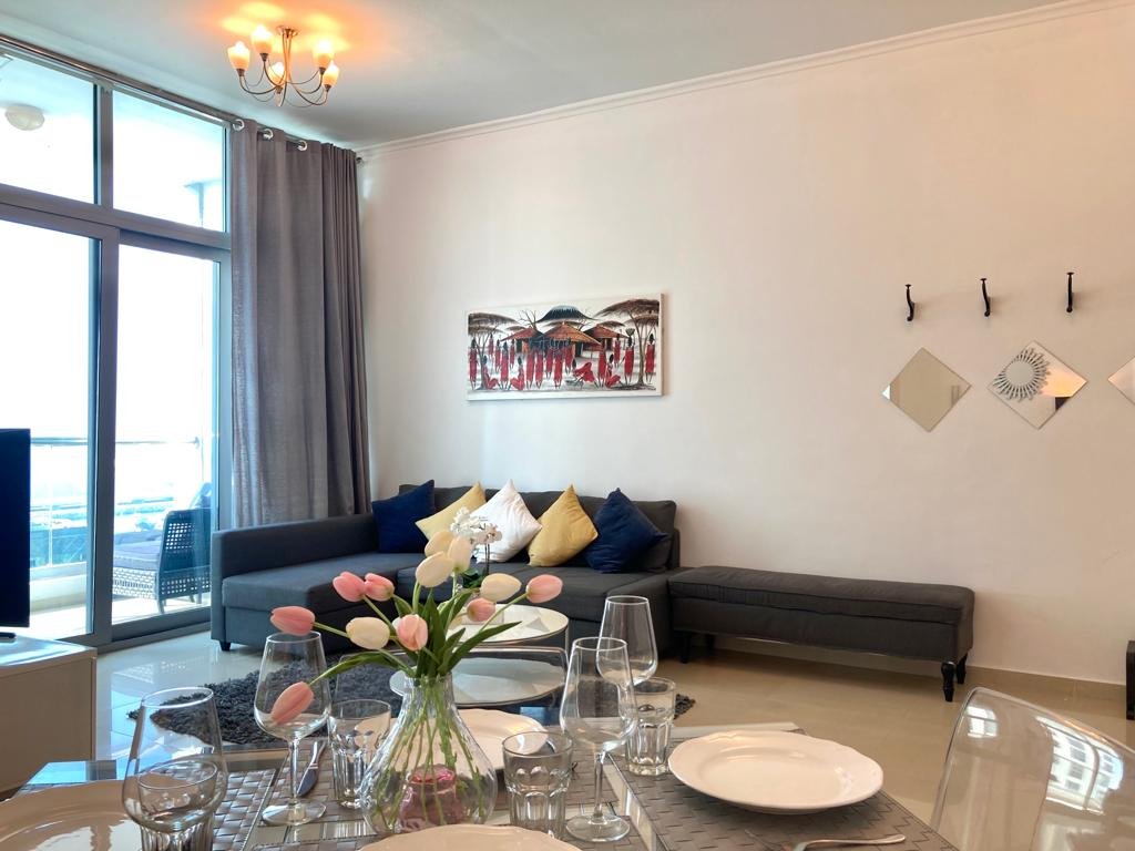 Дубай: Gorgeous 1 bedroom with balcony in Dubai Marina
