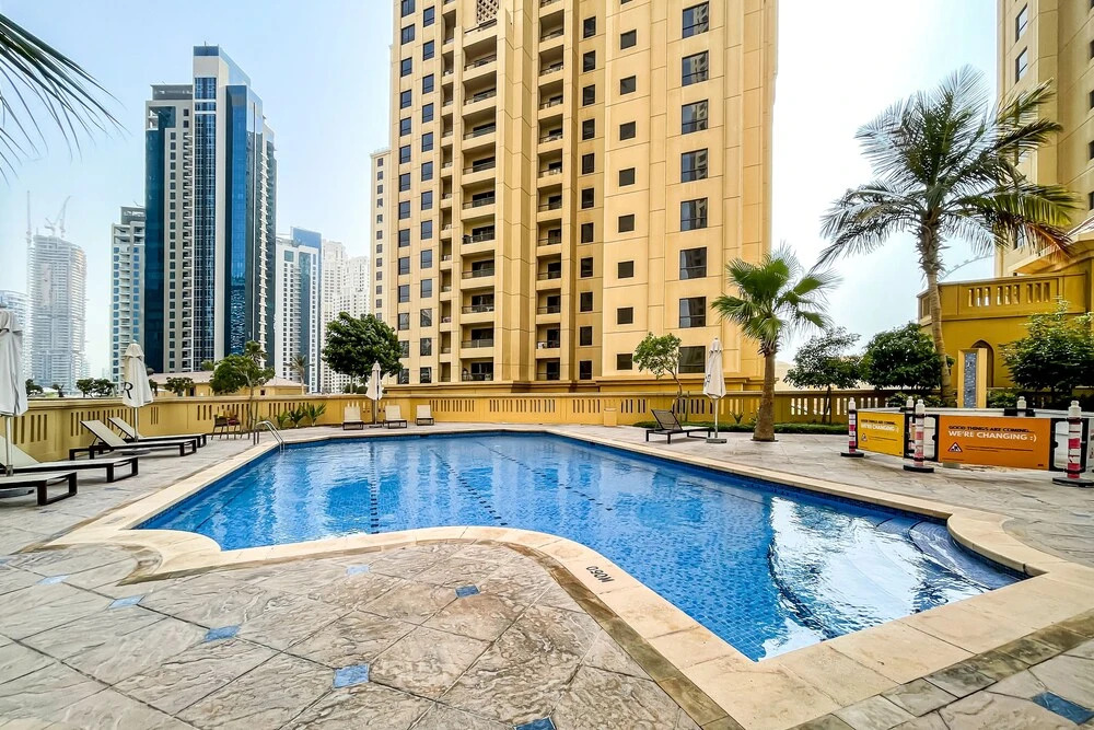 Дубай: 3 Minute Walk to Beach 1 Bed Rimal 3 JBR