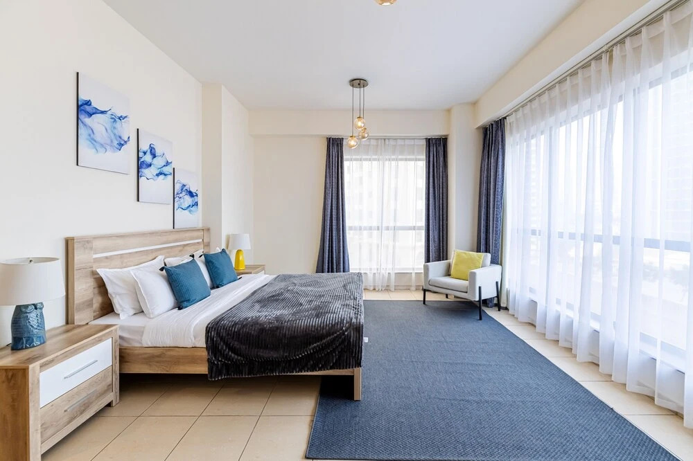 Дубай: 3 Minute Walk to Beach 1 Bed Rimal 3 JBR