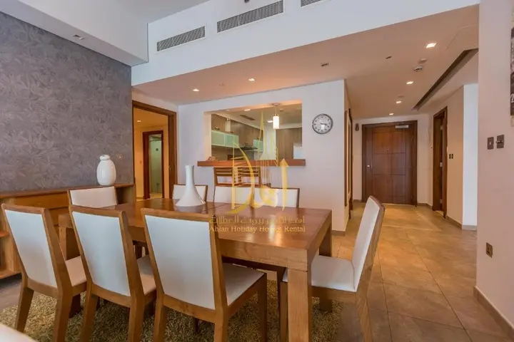 Дубай: Ahlan Holiday Homes - Sea View & Atlantis View 03 BR- Marina Residence 1
