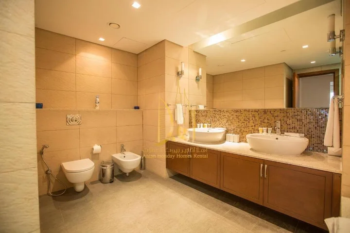 Дубай: Ahlan Holiday Homes - Sea View & Atlantis View 03 BR- Marina Residence 1