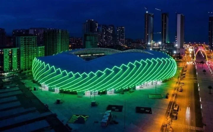 Батуми: Апартаменты Orbi City с 2 спальнями и великолепным видом на море