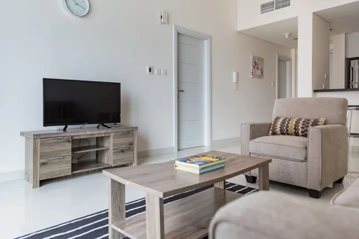 Дубай: Dubai Marina beautiful apartment with water view