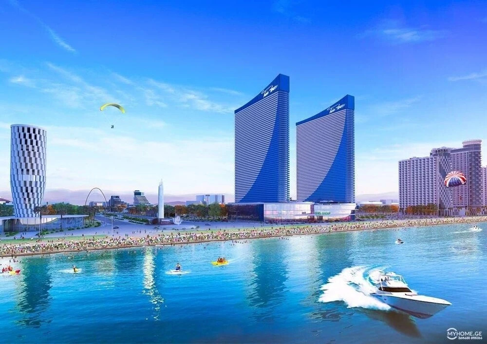 Батуми: Апартаменты Orbi City Batumi с видом на море