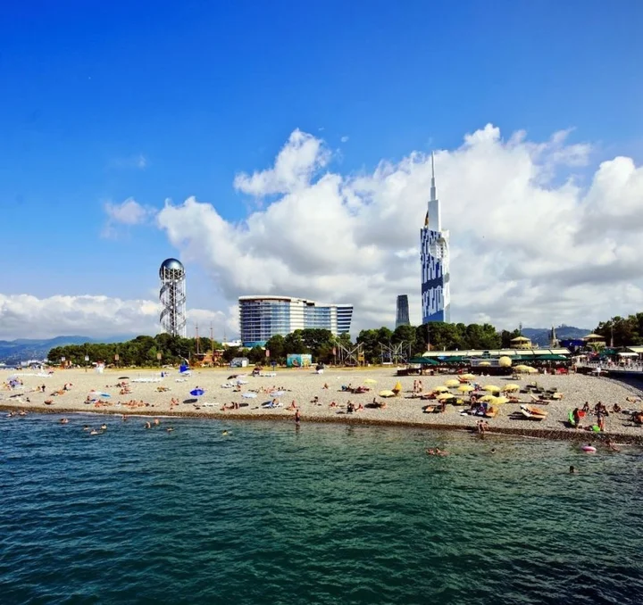 Батуми: Апартаменты Orbi City Batumi с видом на море