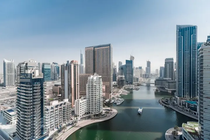Дубай: Charming apt. Marina views floor 21 Dubai Marina