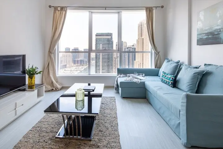 Дубай: Panoramic 1BR Apartment In Dubai Marina