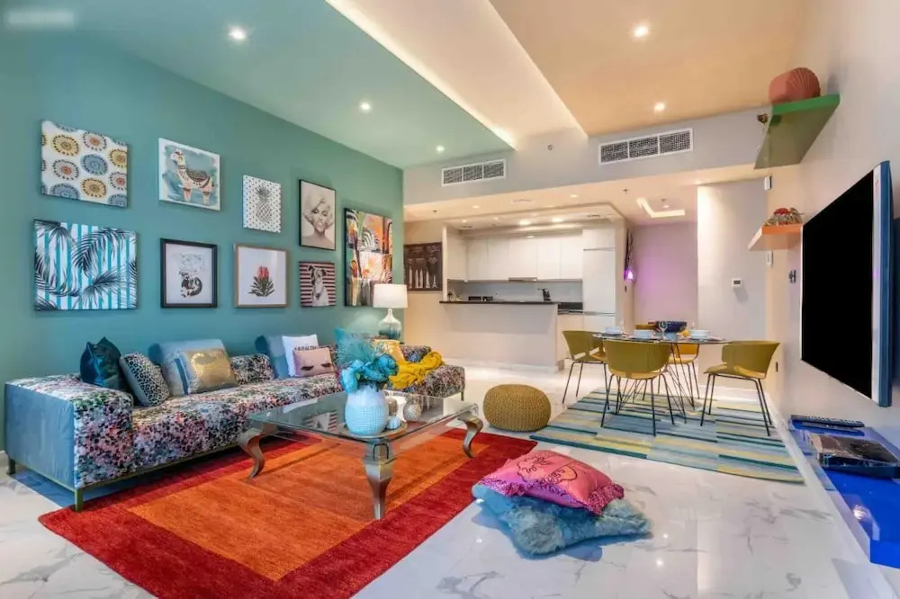 Дубай: Lux 2B Apt Dubai Canal Water View
