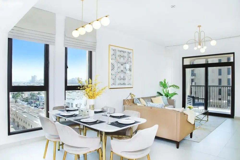 Дубай: Elegant Pool View | 2BR Apartment