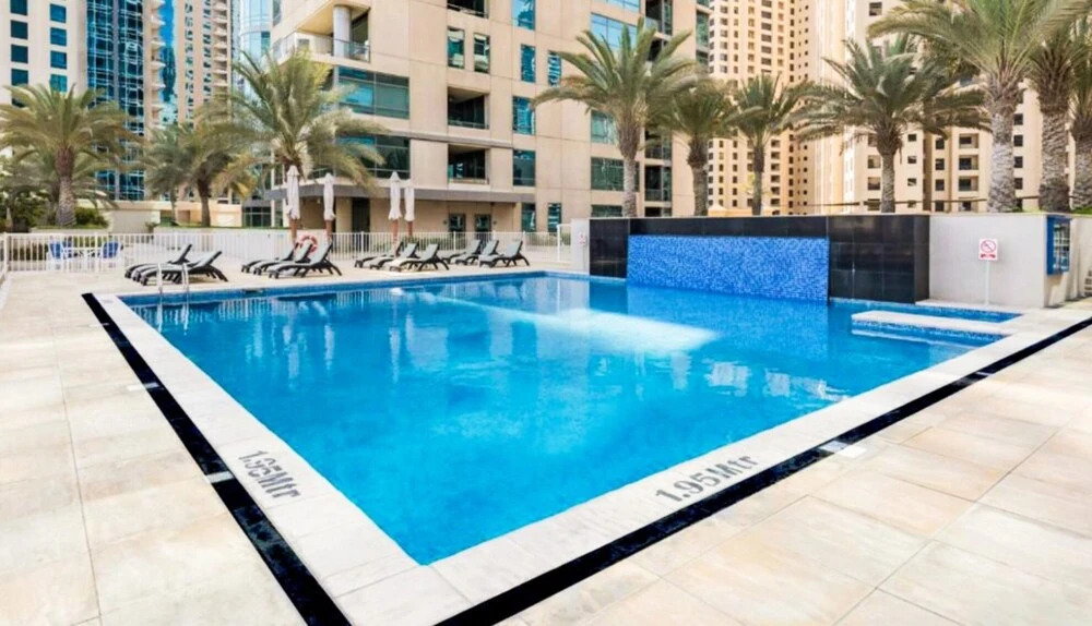 Дубай: 2B Apt With Waterfront View JBR