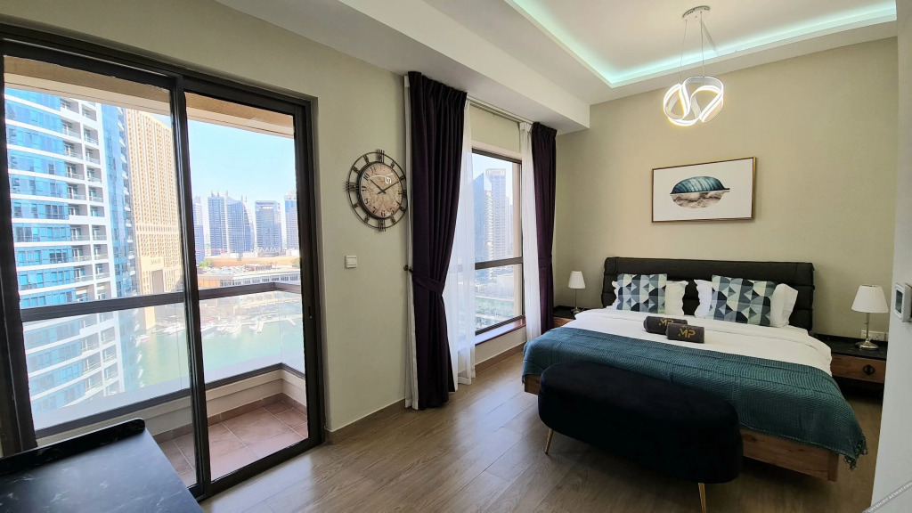 Дубай: Marco Polo - Stunning Marina Views | High Floor | Close to Tram