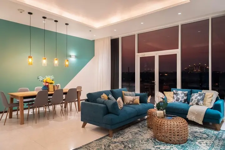 Дубай: Palm Jumeirah Luxury w Private Beach Atlantis View