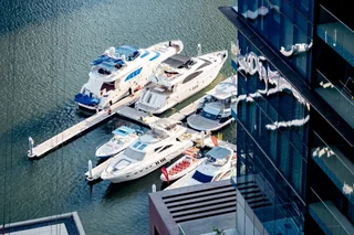 Дубай: Unique bright studio with balcony in Marina Gate