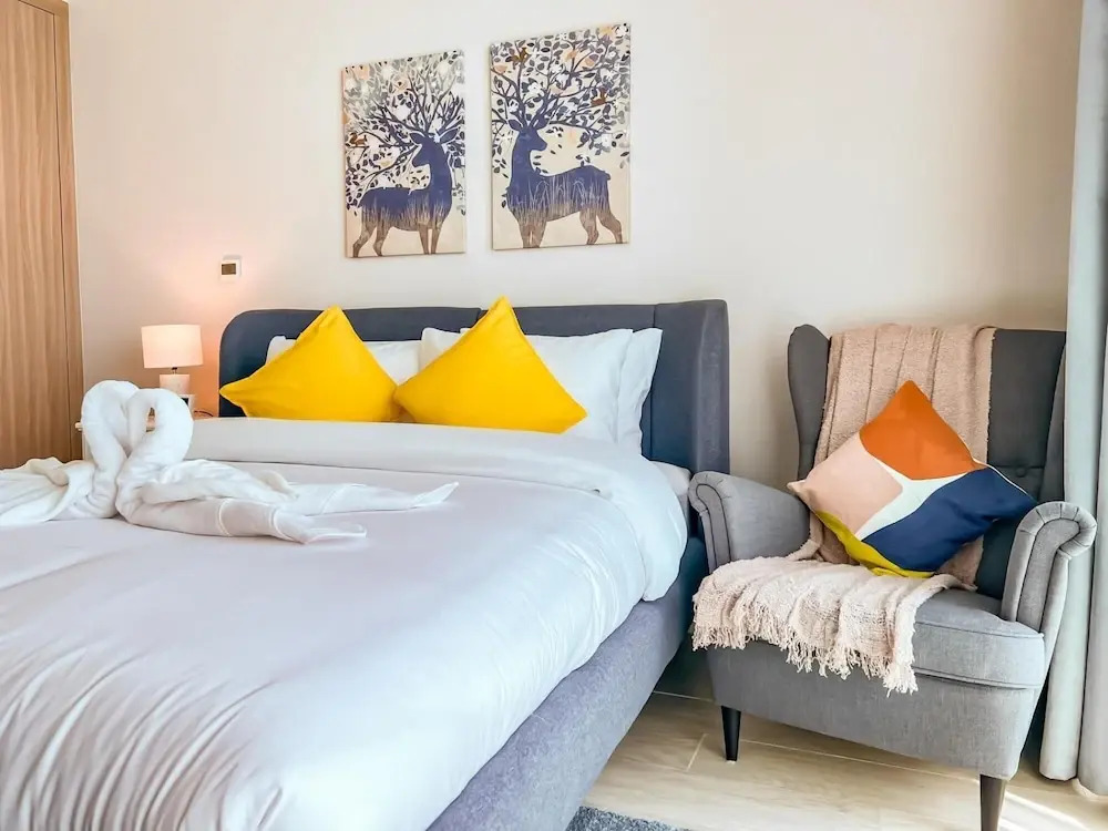 Дубай: Lux Studio Apartment at Al Jaddaf - MHH