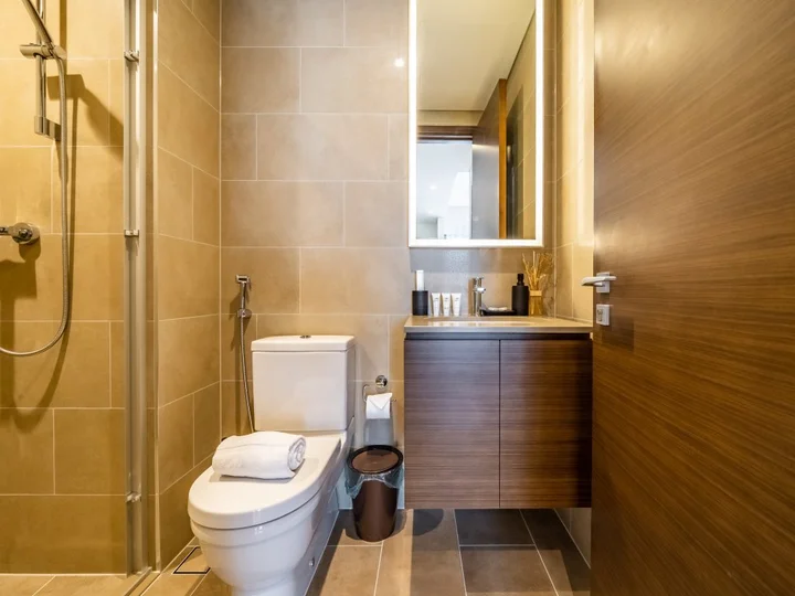 Дубай: Apartments Cozy 1 BR Burj Khalifa Glimpse Sobha Hartland