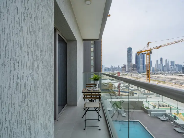 Дубай: Apartments Cozy 1 BR Burj Khalifa Glimpse Sobha Hartland