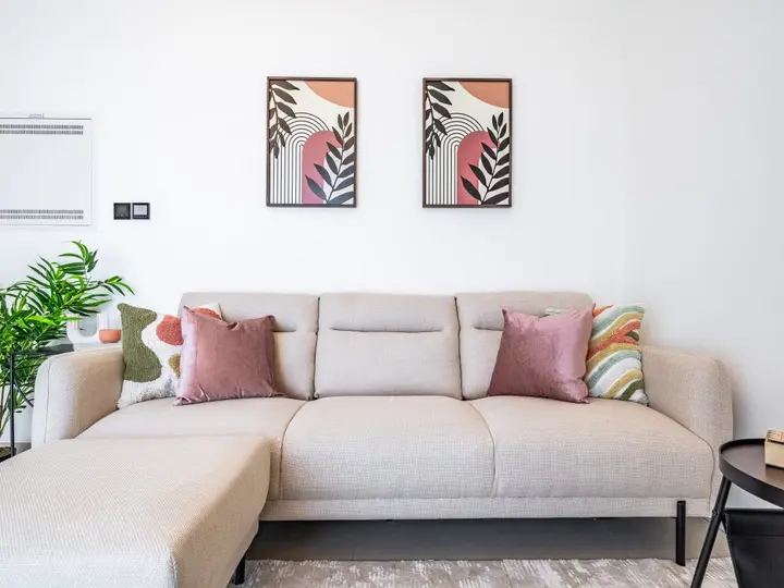Дубай: Apartments Cozy 1 BR Burj Khalifa Glimpse Sobha Hartland