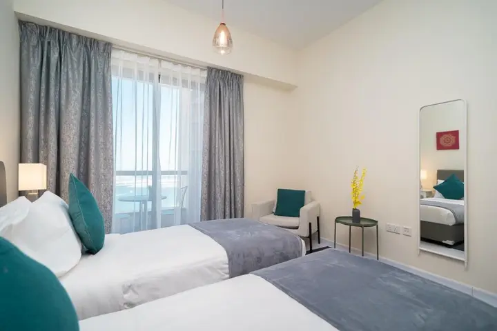 Дубай: Fantastic sea views apartment