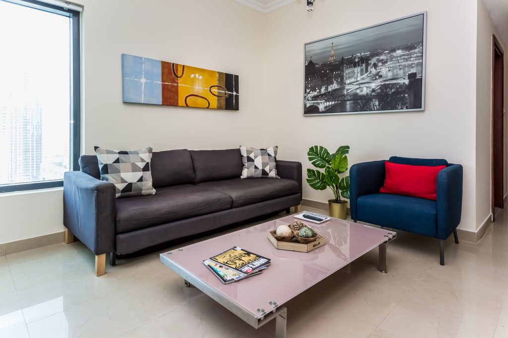 Дубай: Modern and bright 1 BR apartment amazing views