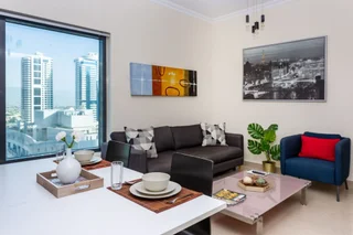 Дубай: Modern and bright 1 BR apartment amazing views