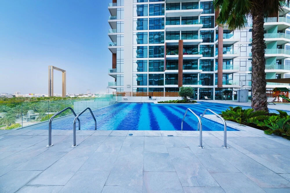 Дубай: Maison Privee - Superb 1BR apartment overlooking Zabeel Park and Dubai Frame