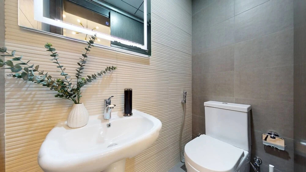 Дубай: Luxe - Modern Nordic 1 Bedroom 1 Sofa Bed