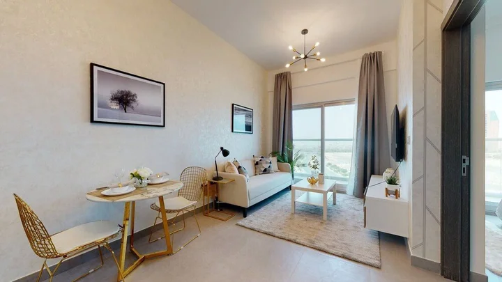 Дубай: Luxe - Modern Nordic 1 Bedroom 1 Sofa Bed