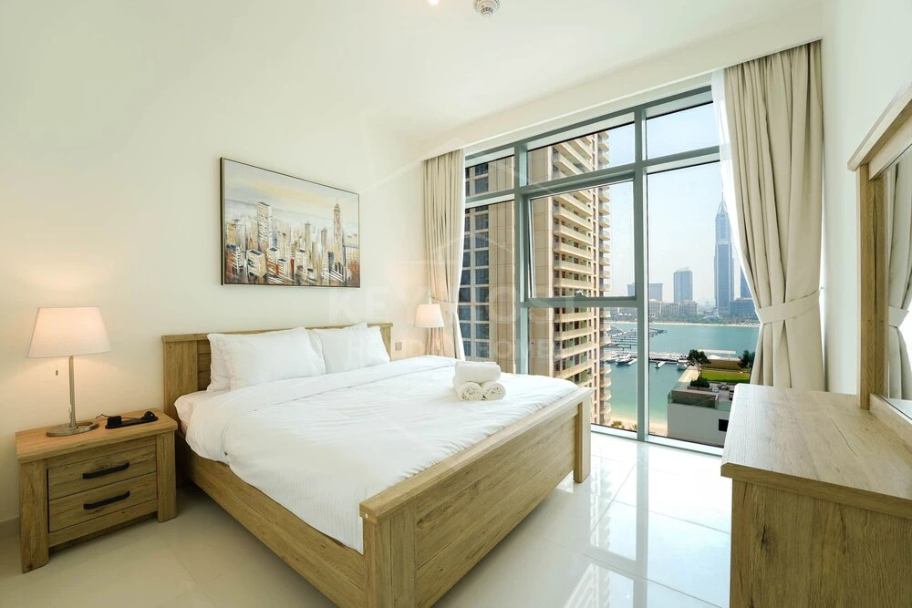 Дубай: KeyHost - Beach Vista 1BR Palm Jumeirah