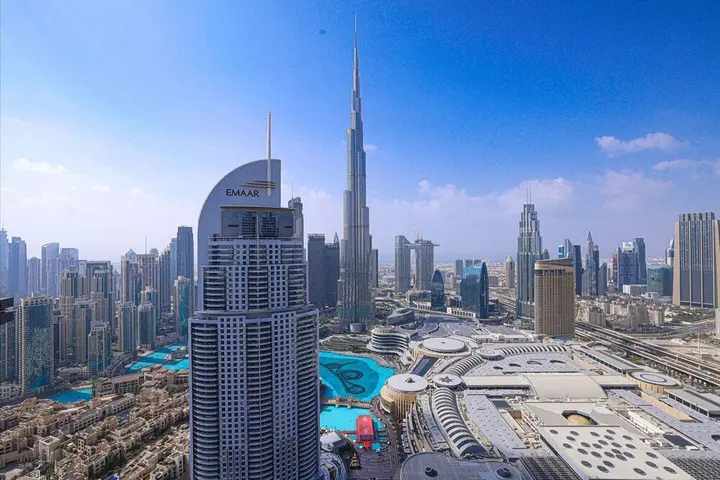 Дубай: Full Burj Khalifa View Mall Access 3 Brm